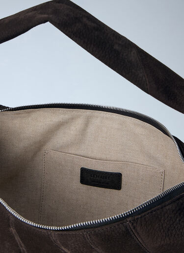 Lemaire Fortune Croissant Bag Brown lem0264034