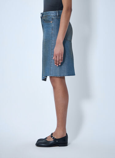 Our Legacy Asymmetric Denim Skirt Blue our0264034
