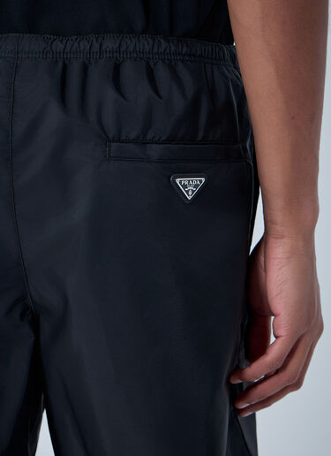 LN-CC® - Prada: Re-Nylon Swim Shorts - Black Prada Re-Nylon Swim Shorts Black pra0163059
