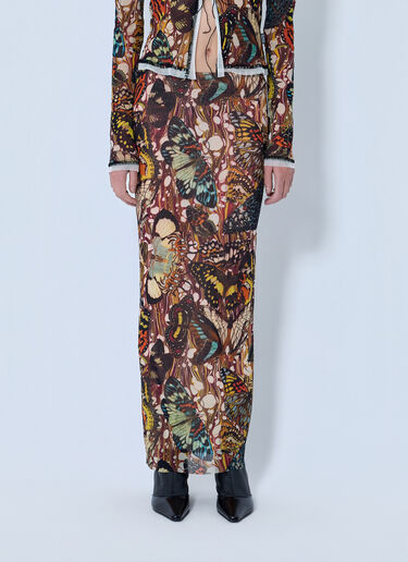 Jean Paul Gaultier Re-Edition The Yellow Butterfly Skirt 棕色 jpg0264023