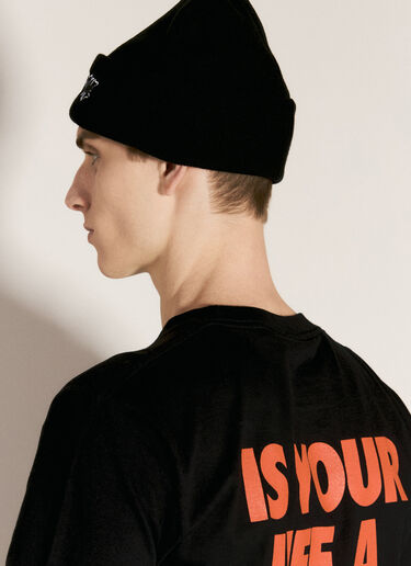 LN-CC® - Fucking Awesome: Stamp Cuff Beanie Hat - Black Fucking Awesome Stamp Cuff Beanie Hat Black fua0156002