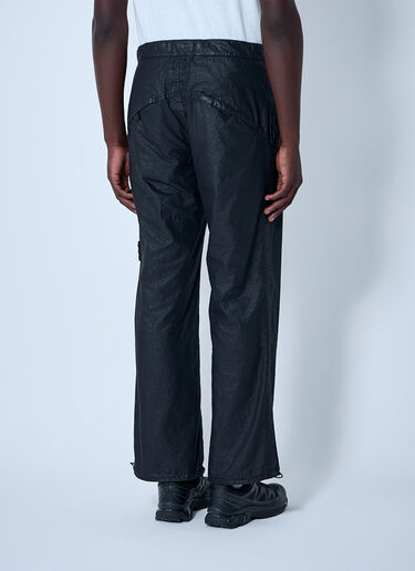 LN-CC® - Stone Island: Compass Patch Track Pants - Black Stone Island Compass Patch Track Pants Black sto0160019