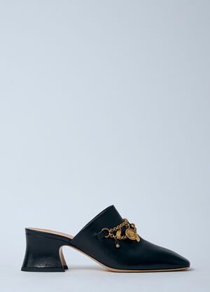 Chloé Charm Heeled Mules Black chl0261023