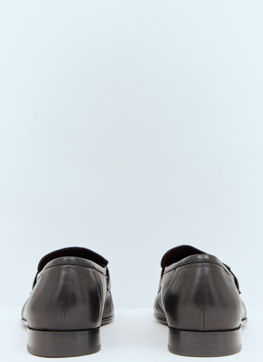 LN-CC® - The Row: Soft Loafers - Black The Row Soft Loafers Black row0154010