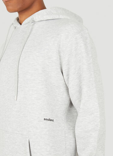 LN-CC® - Soulland: Wallance Hooded Sweatshirt - Grey Soulland Wallance Hooded Sweatshirt Grey sld0150014