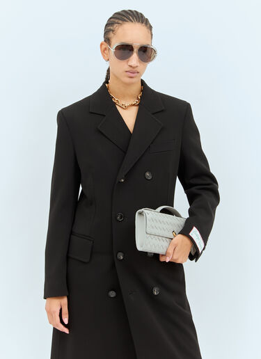 LN-CC® - Bottega Veneta: Drop Aviator Sunglasses - Silver Bottega Veneta Drop Aviator Sunglasses Silver bos0258006