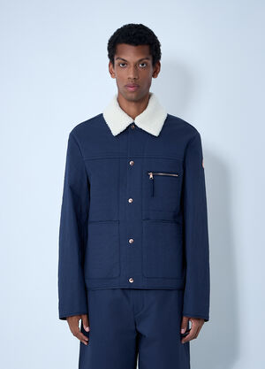 Moncler x Gilga Farm by Donald Glover Kishus 衬衫夹克  藏蓝色 mgf0162001