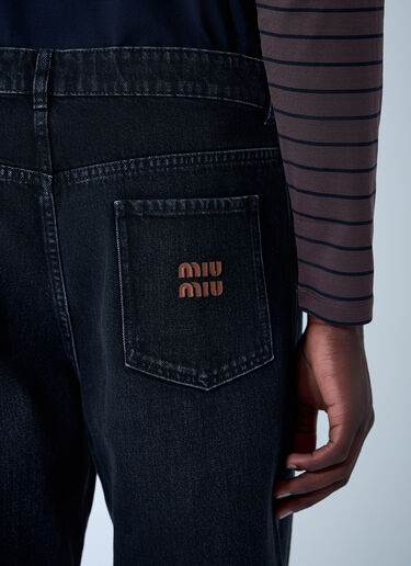 Miu Miu Five-Pocket Jeans Black miu0162015