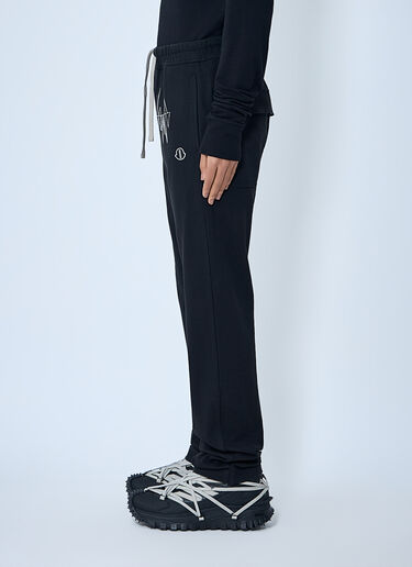 Moncler + Rick Owens Elasticated Waist Drawstring Pants Black mcs0363021