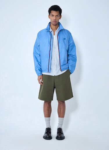 Prada High-Neck Zip Jacket Blue pra0164031