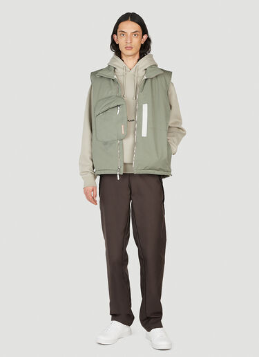 LN-CC® - Saintwoods: 단열 질레 재킷 - 카키 Saintwoods 단열 질레 재킷 카키 swo0151019