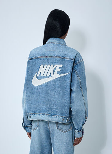 LN-CC® - Levi's x Nike: Denim Trucker Jacket - Blue Levi's x Nike Denim Trucker Jacket Blue len0362001