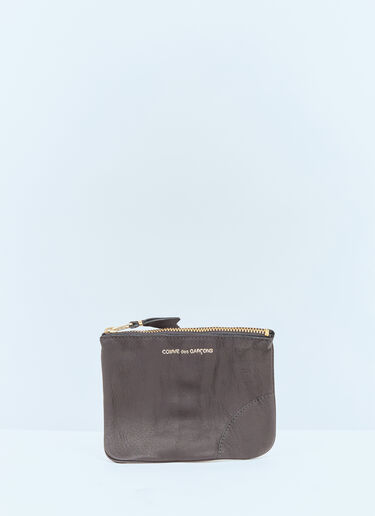 LN-CC® - Comme des Garçons Wallet: Washed Leather Wallet - Black Comme des Garçons Wallet Washed Leather Wallet Black cdw0357009