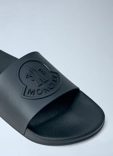 LN-CC® - Moncler: Basile Slides - Black Moncler Basile Slides Black mon0163047