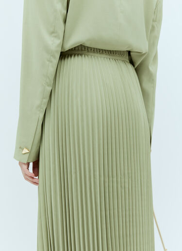 Rejina Pyo Dilan Pleated Skirt Green rej0253007