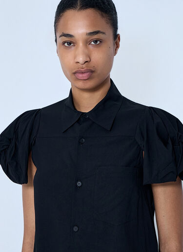 LN-CC® - LIMI Feu: Twisted Sleeve Blouse - Black LIMI Feu Twisted Sleeve Blouse Black lmf0264005
