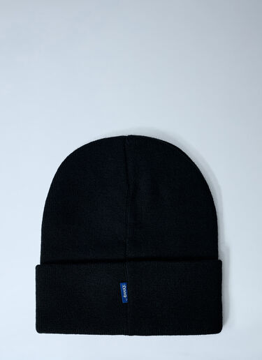 Awake NY Logo Motif Beanie Hat Black awa0162014
