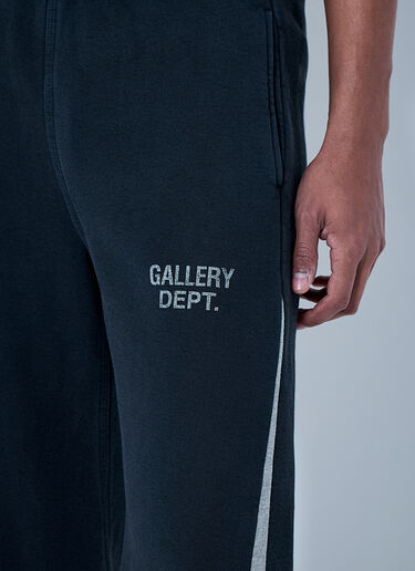 LN-CC® - Gallery Dept.: Elasticated Waist Track Pants - Black Gallery Dept. Elasticated Waist Track Pants Black gdp0164018