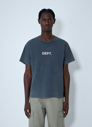 Gallery Dept. Logo Motif Cotton Jersey T-Shirt Black gdp0162055