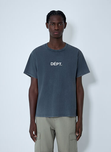 Gallery Dept. Logo Motif Cotton Jersey T-Shirt Black gdp0162055
