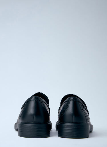 LN-CC® - CAMPER: Leather Brogue Loafers - Black CAMPER Leather Brogue Loafers Black cmp0164008