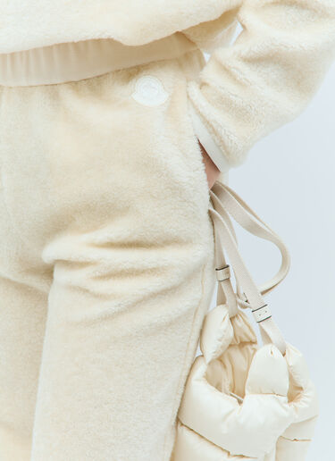 Moncler Teddy Track Pants Cream mon0258027
