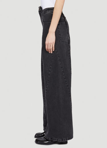 LN-CC® - Maison Margiela: Panel Construction Jeans - Black Maison Margiela Panel Construction Jeans Black mla0241024