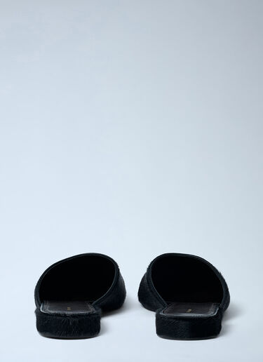 LN-CC® - The Row: Penelope Mules - Black The Row Penelope Mules Black row0262031