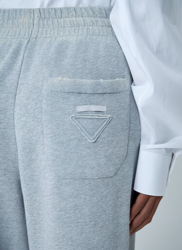 LN-CC® - Prada: Cotton Track Pants - Grey Prada Cotton Track Pants Grey pra0262102