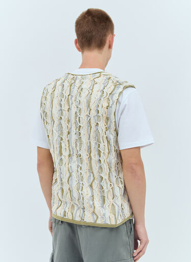 LN-CC® - thisisneverthat®: 3D Cable Vest - Green thisisneverthat® 3D Cable Vest Green tsn0156011
