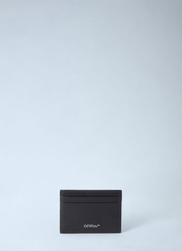 LN-CC® - Off-White: Heritage Card Holder - Black Off-White Heritage Card Holder Black ofw0160079