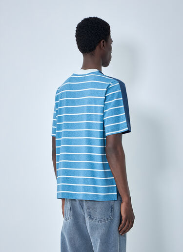 Fred Perry x Craig Green Striped Crewneck T-shirt Blue fry0164005