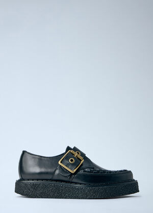 Vivienne Westwood Buckle Detail Leather Loafers Black vvw0264069