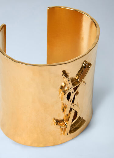 LN-CC® - Saint Laurent: Cassandre Cuff - Gold Saint Laurent Cassandre Cuff Gold sla0260025