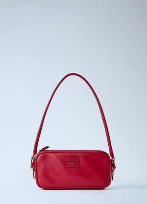 Miu Miu Leather Shoulder Bag Red miu0264212