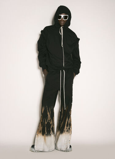 LN-CC® - Rick Owens DRKSHDW: Hustler Hooded T-Shirt - Black Rick Owens DRKSHDW Hustler Hooded T-Shirt Black drk0158007