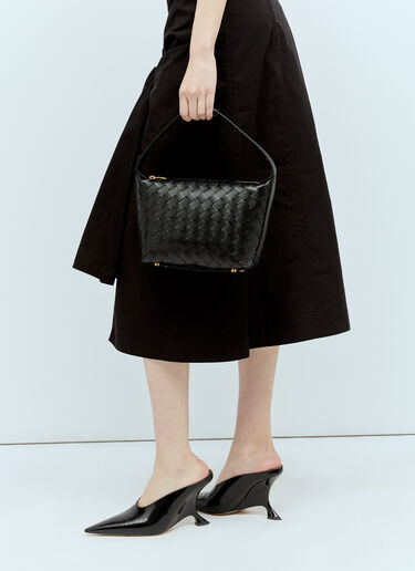 Bottega Veneta Wallace Shoulder Bag Black bov0256005