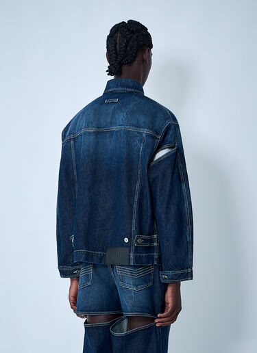 LN-CC® - Jean Paul Gaultier: Cut.Out Denim Jacket - Denim Jean Paul Gaultier Cut.Out Denim Jacket Denim jpg0162001