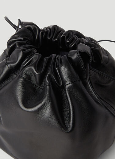 LN-CC® - Jil Sander: Drawstring Small Shoulder Bag - Black Jil Sander Drawstring Small Shoulder Bag Black jil0245034