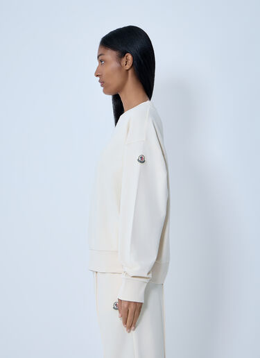 Moncler Logo图案卫衣 奶油色 mon0263040