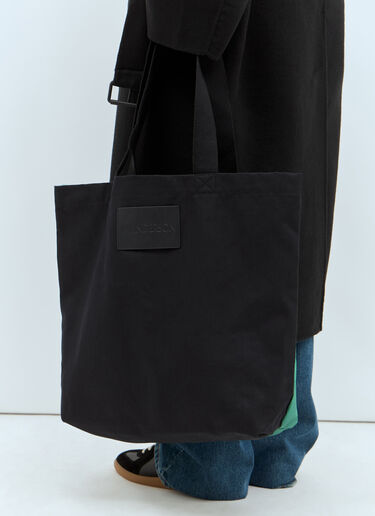 LN-CC® - JW Anderson: Graphic Canvas Tote Bag - Multicolour JW Anderson Graphic Canvas Tote Bag Multicolour jwa0257031