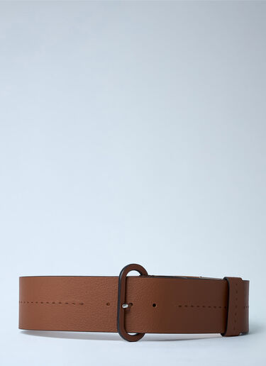 Max Mara Leather Belt Brown max0261031