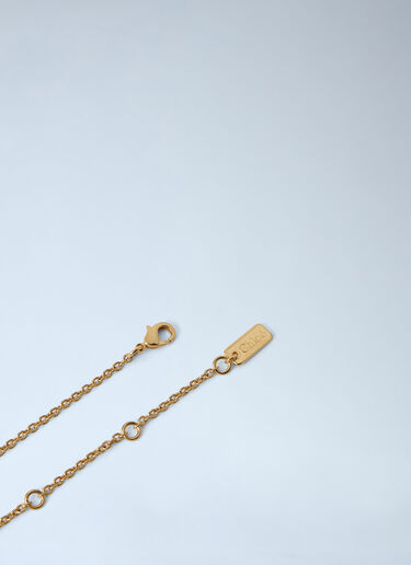 Chloé Floral Pendant Necklace Pink chl0264041