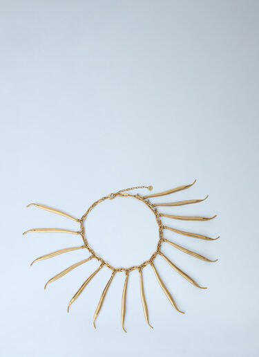 Jacquemus Le Collier Haricots Necklace Gold jac0264034