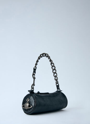 LN-CC® - Vivienne Westwood: Cindy Cylinder Shoulder Bag - Black Vivienne Westwood Cindy Cylinder Shoulder Bag Black vvw0263020