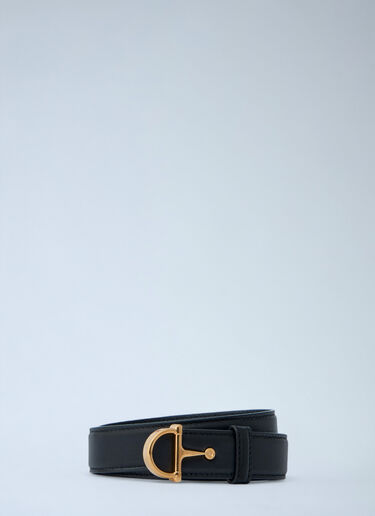 LN-CC® - Gucci: Horsebit Leather Belt - Black Gucci Horsebit Leather Belt Black guc0261038