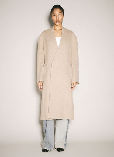 MM6 Maison Margiela 围裹式束带大衣 米色 mmm0257001