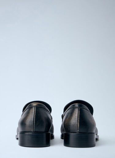 LN-CC® - Acne Studios: Leather Loafers - Dark Brown Acne Studios Leather Loafers Dark Brown acn0164019