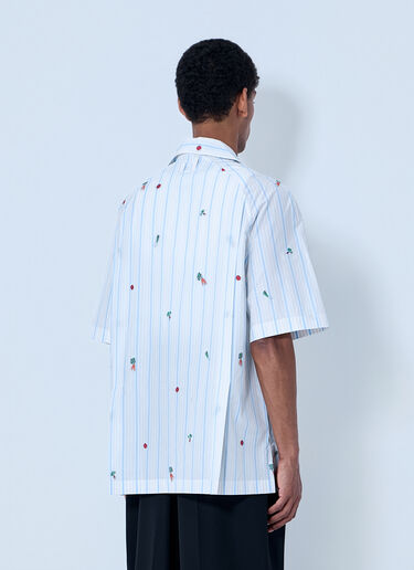 LN-CC® - Jacquemus: La Chemise Romarin Shirt - Blue Jacquemus La Chemise Romarin Shirt Blue jac0164018