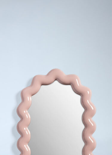LN-CC® - &k Amsterdam: Zigzag Oval Mirror - Pink &k Amsterdam Zigzag Oval Mirror Pink wps0692375